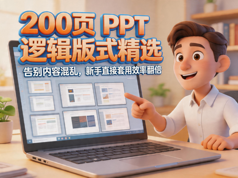 救命！200 页 PPT 逻辑版式精选，告别内容混乱，新手直接套用效率翻倍📊-惜玉资源分享教程
